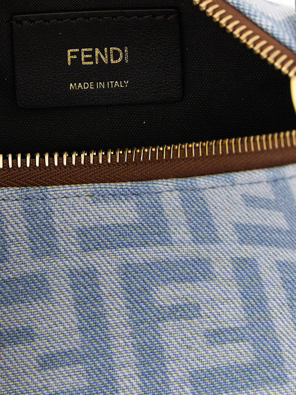 Fendi Blue Cotton Handbag Fendi Xosier