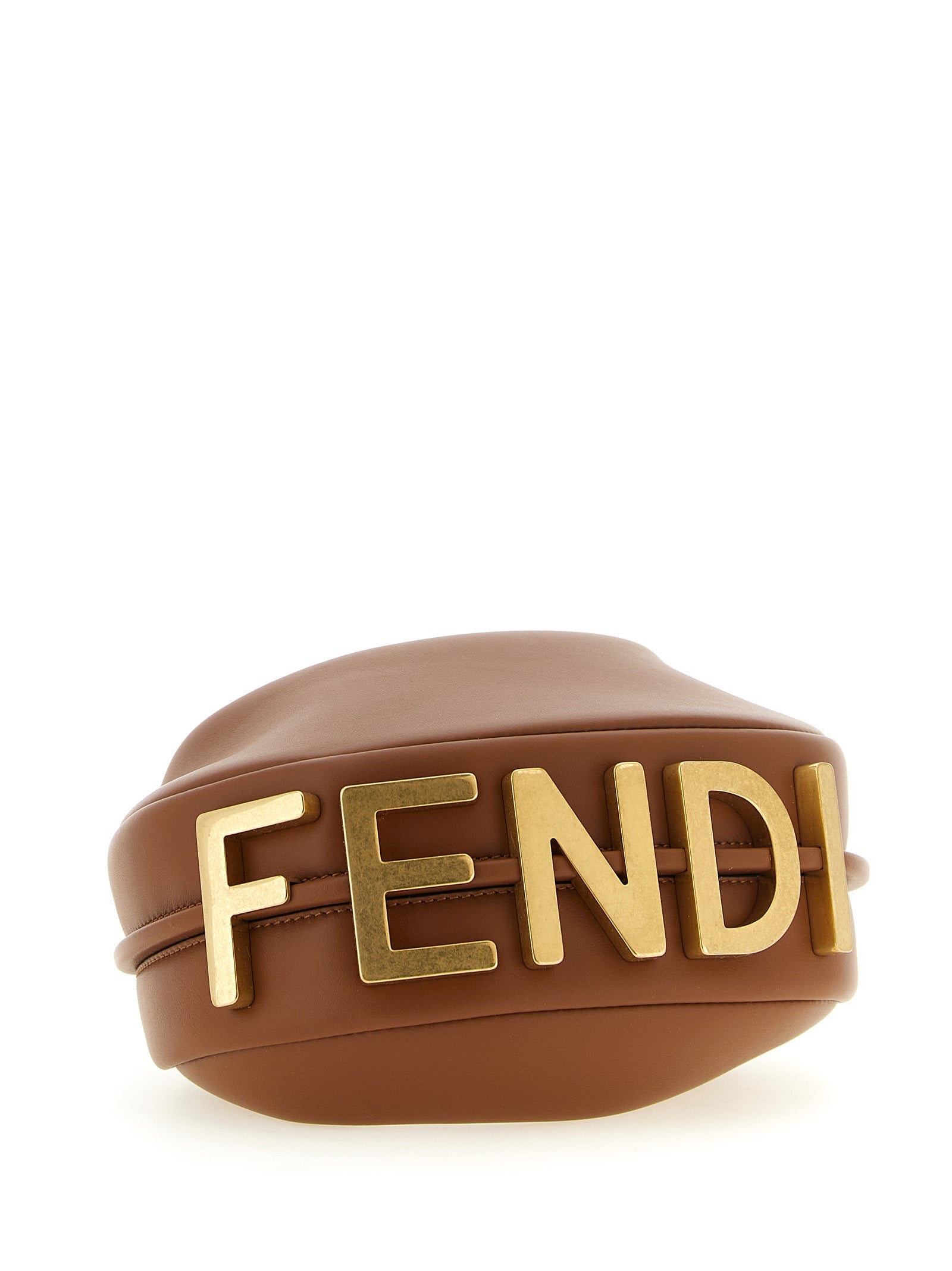 Fendi Brown Calfskin Handbag Fendi Xosier