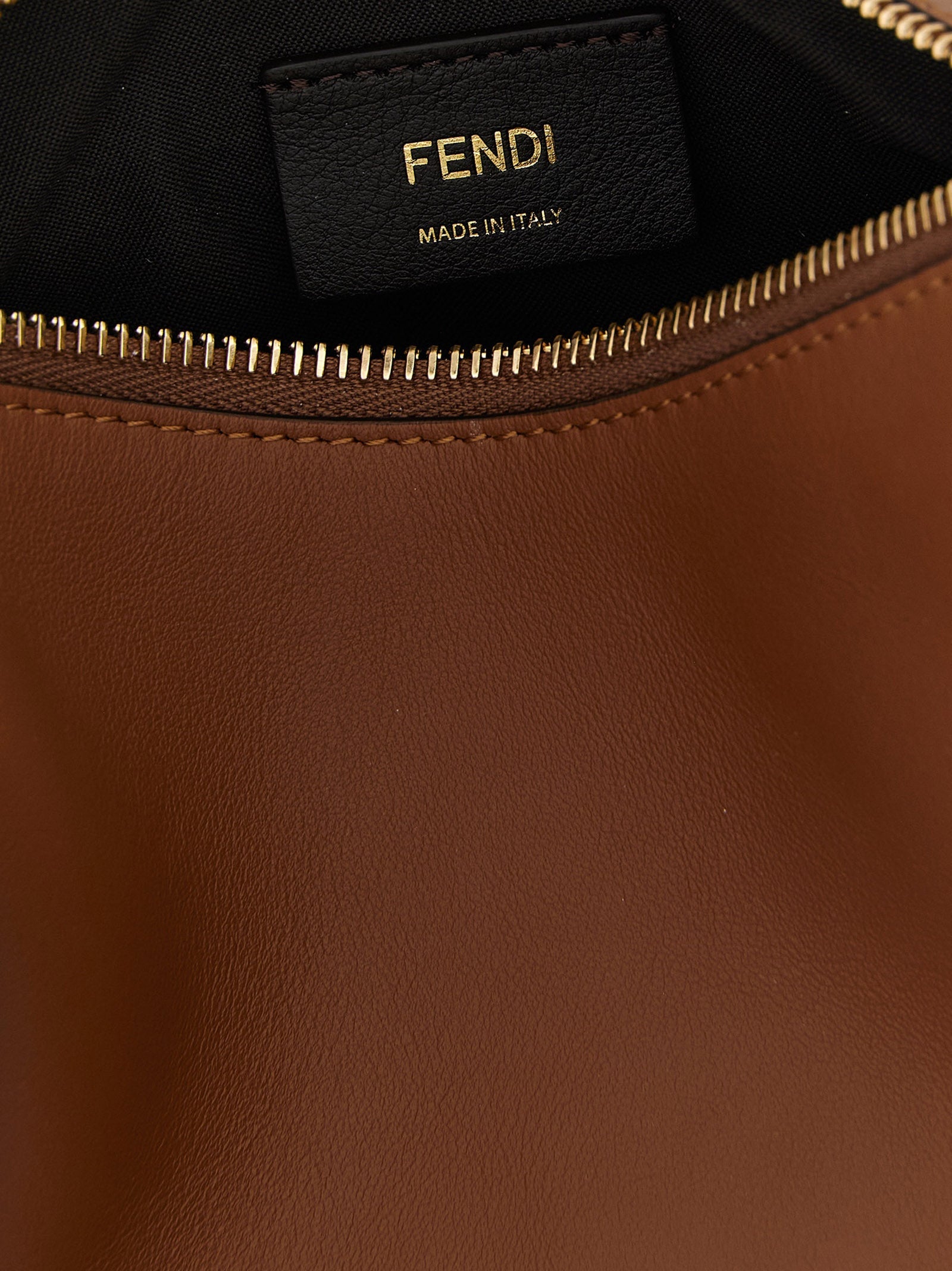 Fendi Brown Calfskin Handbag Fendi Xosier