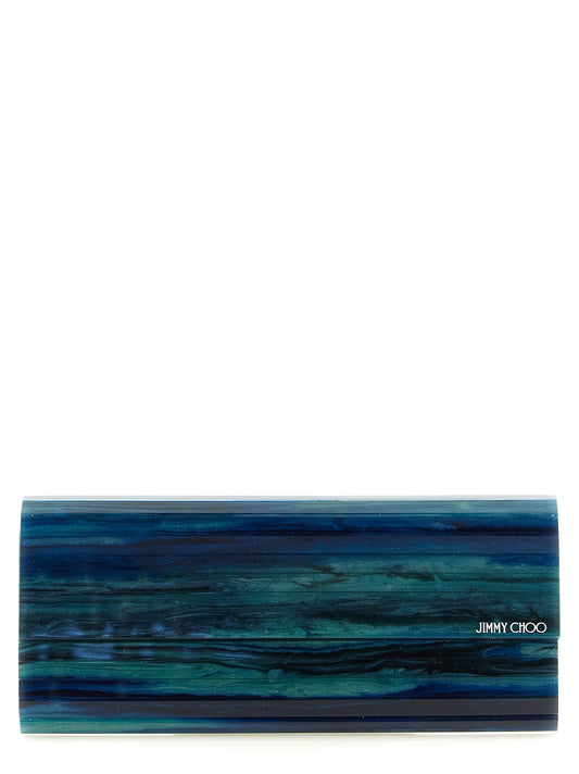 Jimmy Choo Bicolor Polyester Clutch Bag Jimmy Choo Xosier