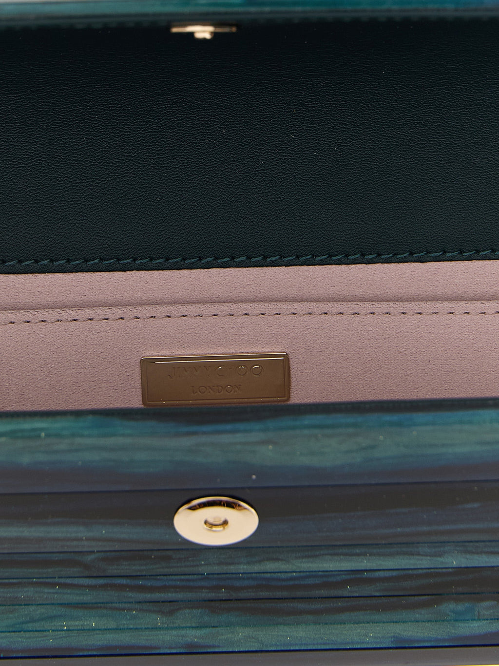 Jimmy Choo Bicolor Polyester Clutch Bag Jimmy Choo Xosier