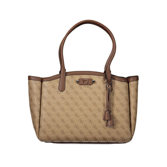 Guess Jeans Beige Polyurethane Womens Bag Guess Jeans Xosier