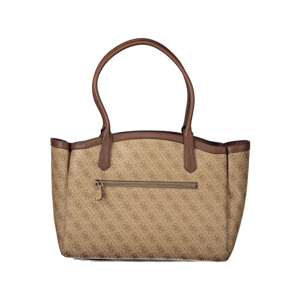 Guess Jeans Beige Polyurethane Womens Bag Guess Jeans Xosier