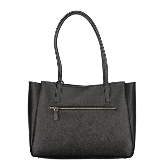 Guess Jeans Black Polyurethane Women's Bag Guess Jeans Xosier