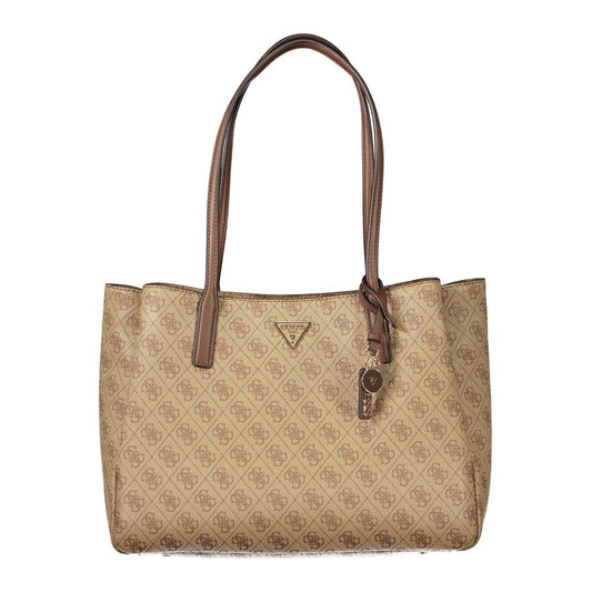 Guess Jeans Beige Polyurethane Women's Bag Guess Jeans Xosier