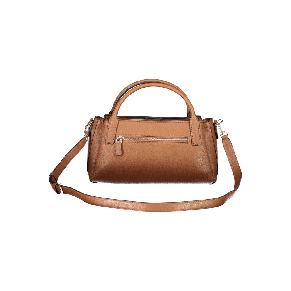 Guess Jeans Brown Polyurethane Women's Bag with Adjustable Strap Guess Jeans Xosier