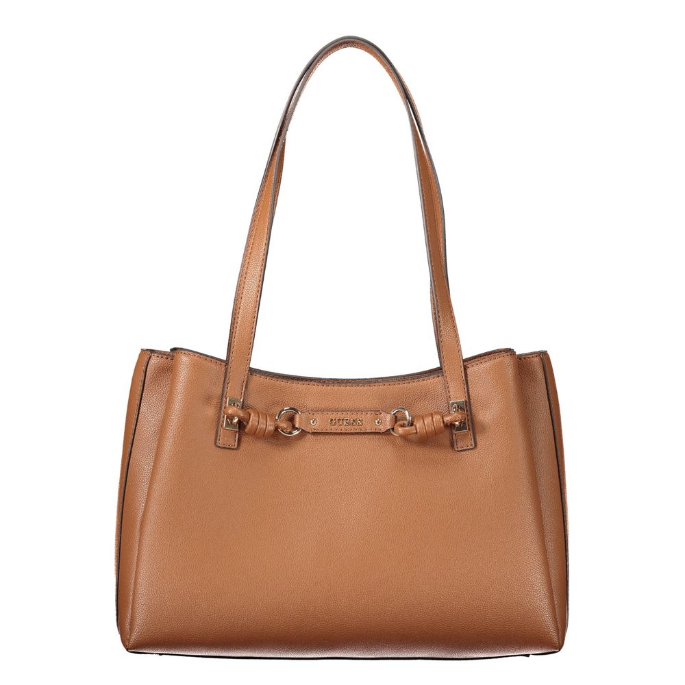 Guess Jeans Brown Polyethylene Handbag Guess Jeans Xosier