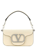 Valentino Garavani White Calfskin Shoulder Bag Valentino Garavani Xosier