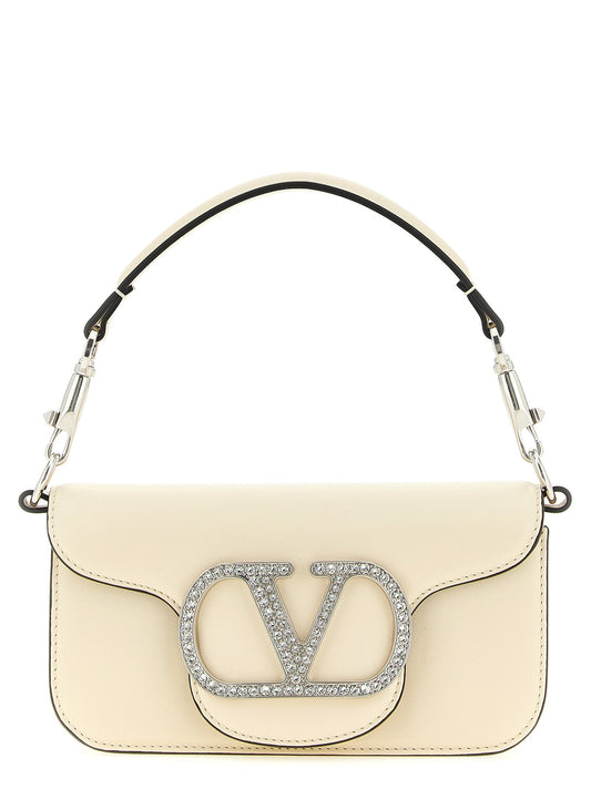 Valentino Garavani White Calfskin Shoulder Bag Valentino Garavani Xosier