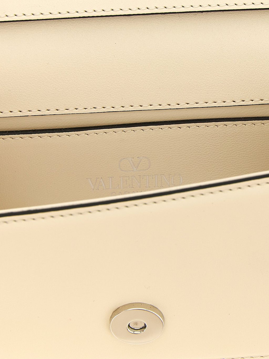 Valentino Garavani White Calfskin Shoulder Bag Valentino Garavani Xosier
