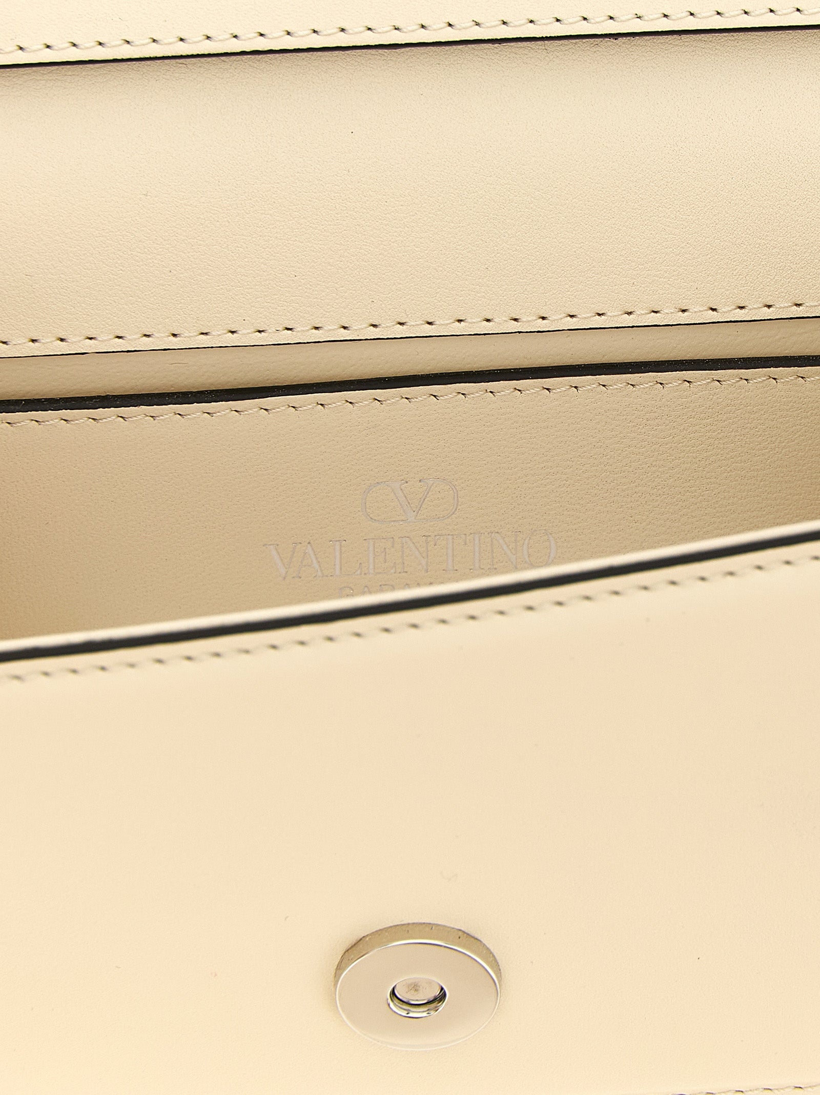 Valentino Garavani White Calfskin Shoulder Bag Valentino Garavani Xosier