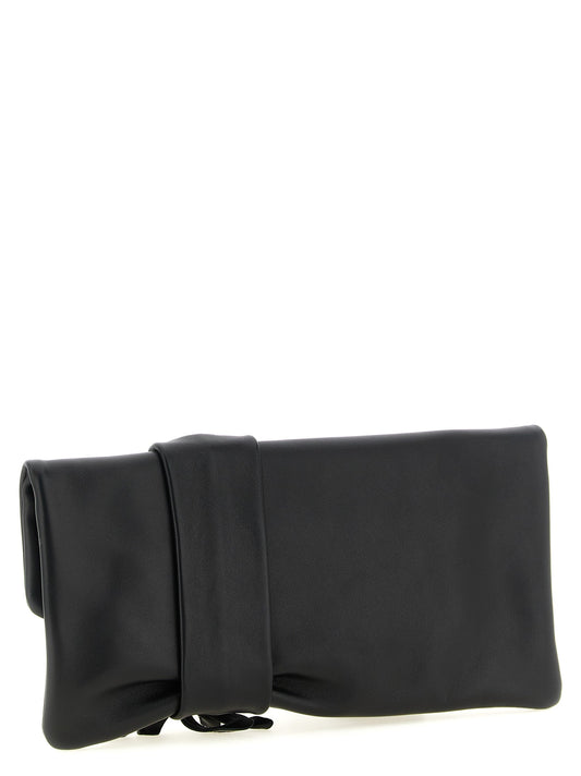 Jimmy Choo Black Lamb Leather Clutch Bag Jimmy Choo Xosier