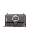 Jimmy Choo Gray Leather Shoulder Bag Jimmy Choo Xosier