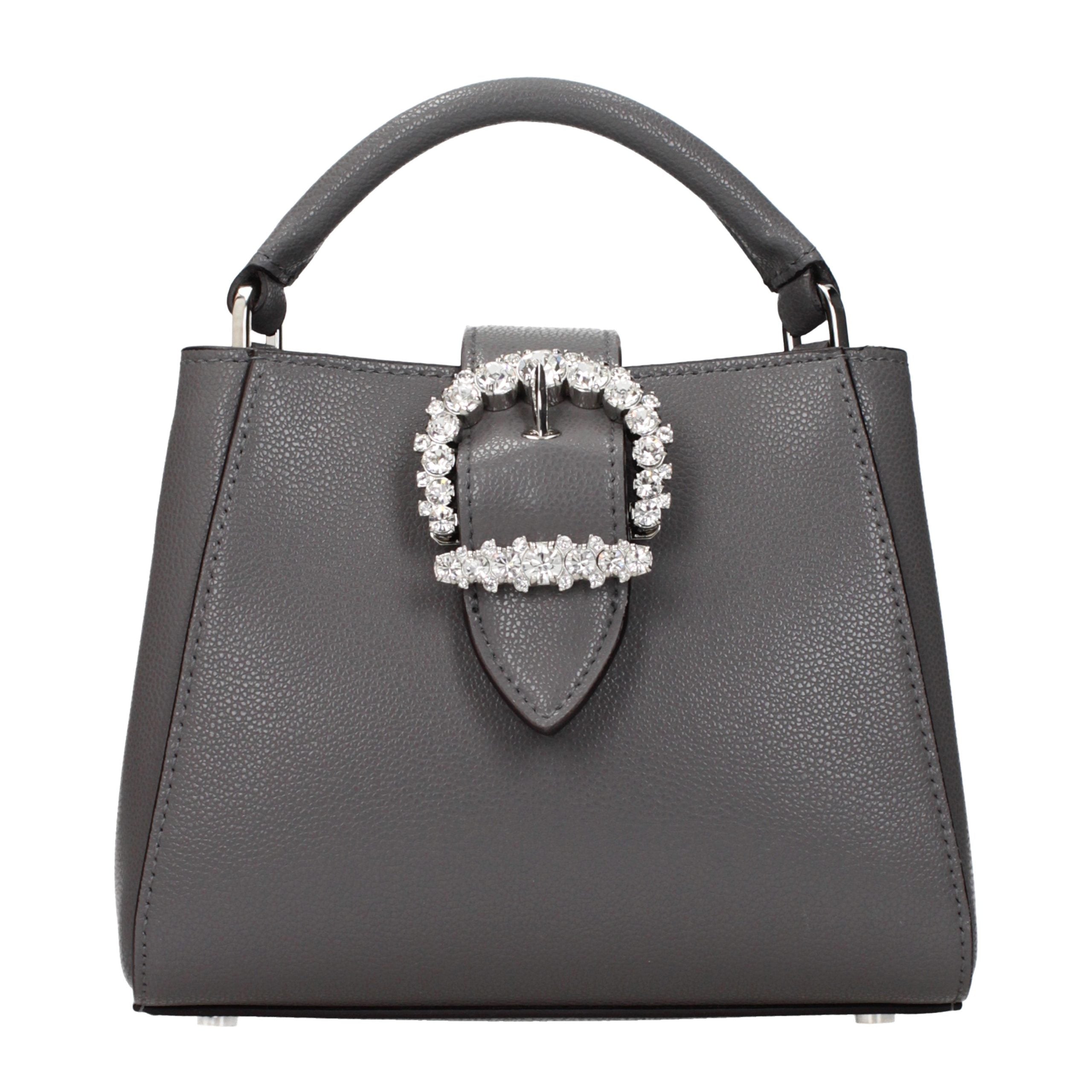 Jimmy Choo Gray Leather Handbag Jimmy Choo Xosier