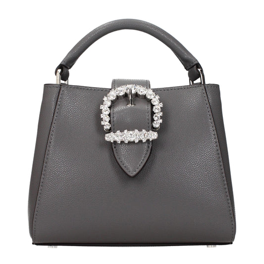 Jimmy Choo Gray Leather Handbag Jimmy Choo Xosier