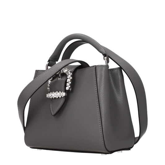 Jimmy Choo Gray Leather Handbag Jimmy Choo Xosier