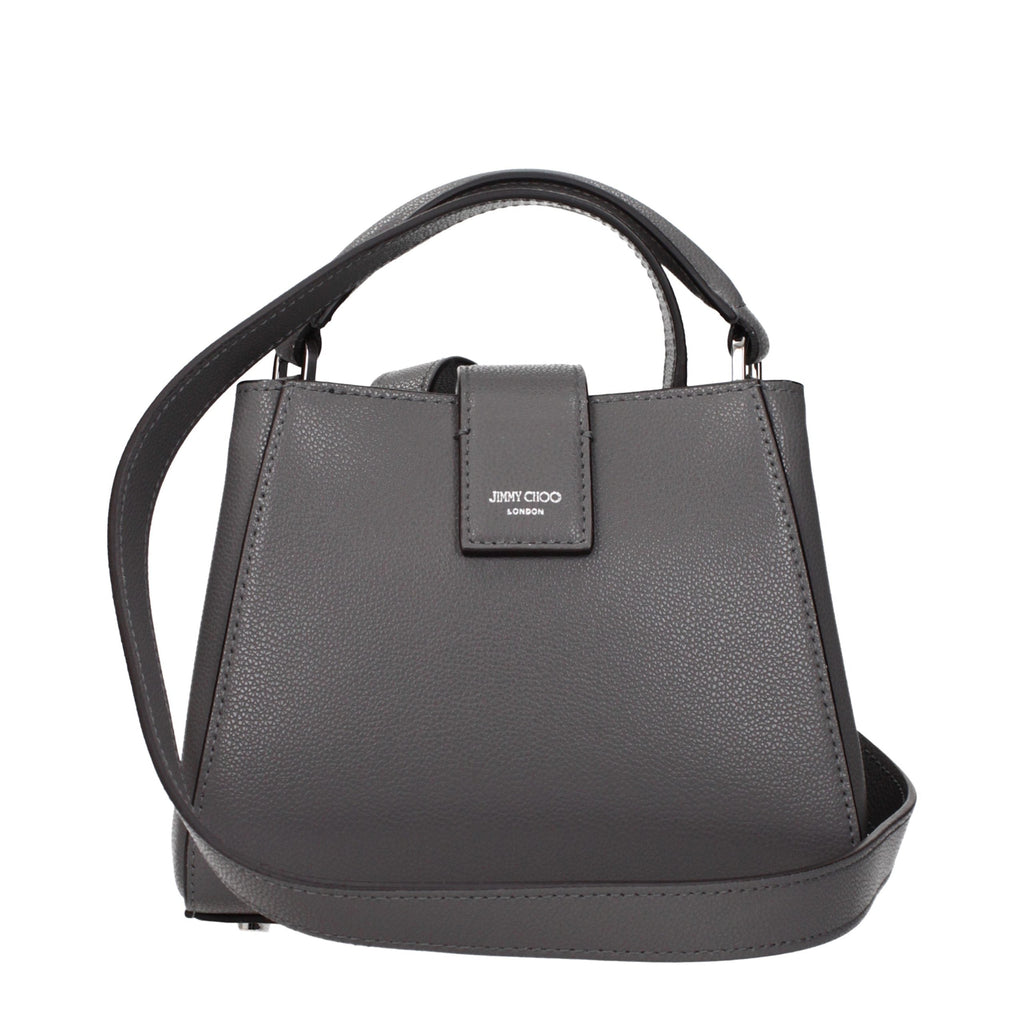 Jimmy Choo Gray Leather Handbag Jimmy Choo Xosier