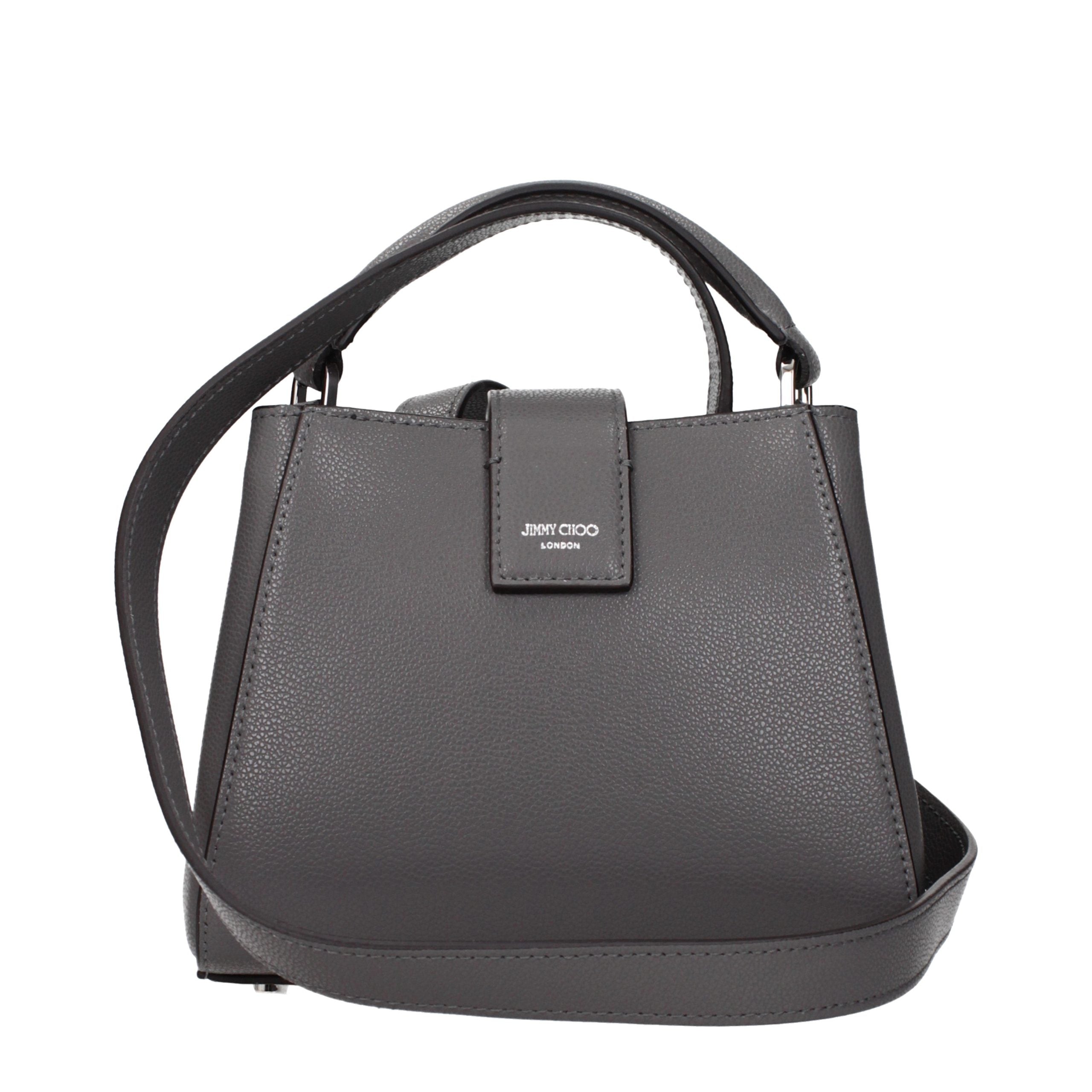 Jimmy Choo Gray Leather Handbag Jimmy Choo Xosier