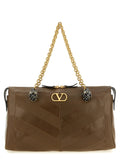 Valentino Garavani Brown Lamb Leather Shoulder Bag Valentino Garavani Xosier