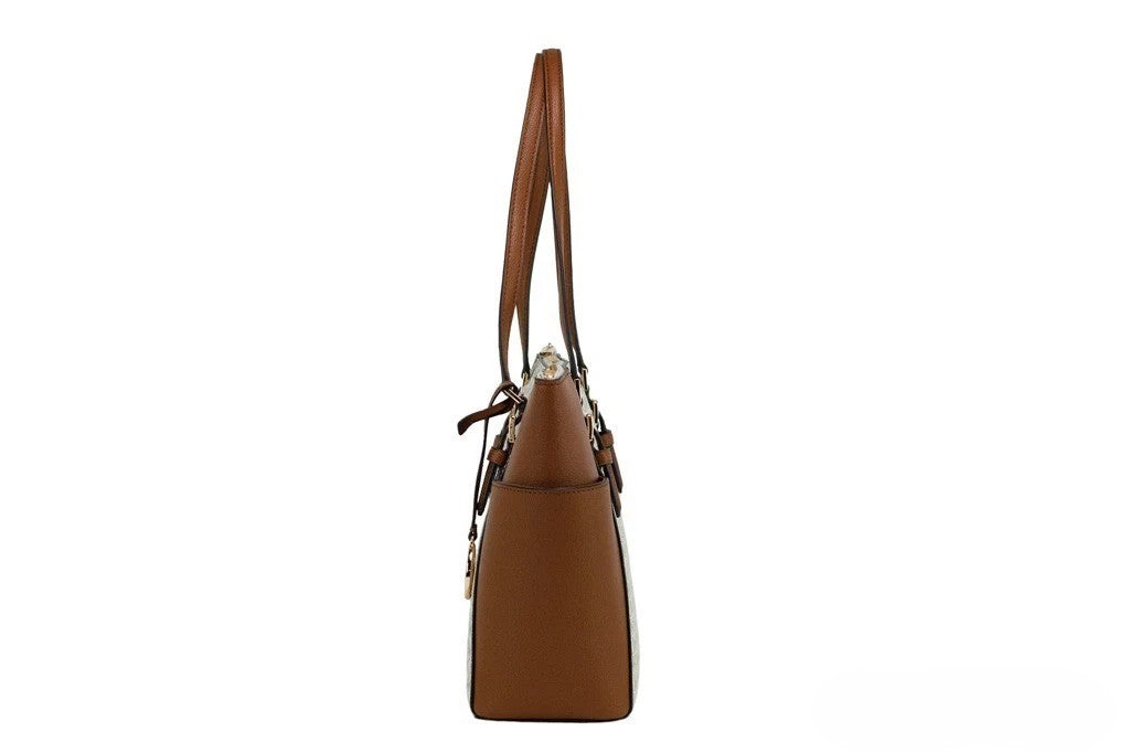 Michael Kors Michael Kors Women Leather Shoulder Tote Bag Purse Handbag+Double Zipper Wallet Michael Kors Xosier