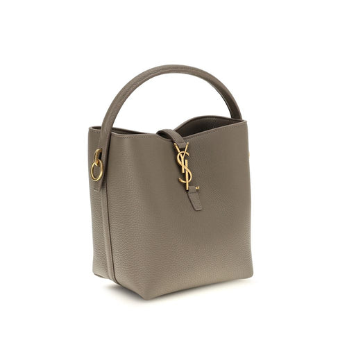 Saint Laurent Beige Calf Leather Bos Taurus Backet Bag Saint Laurent Xosier