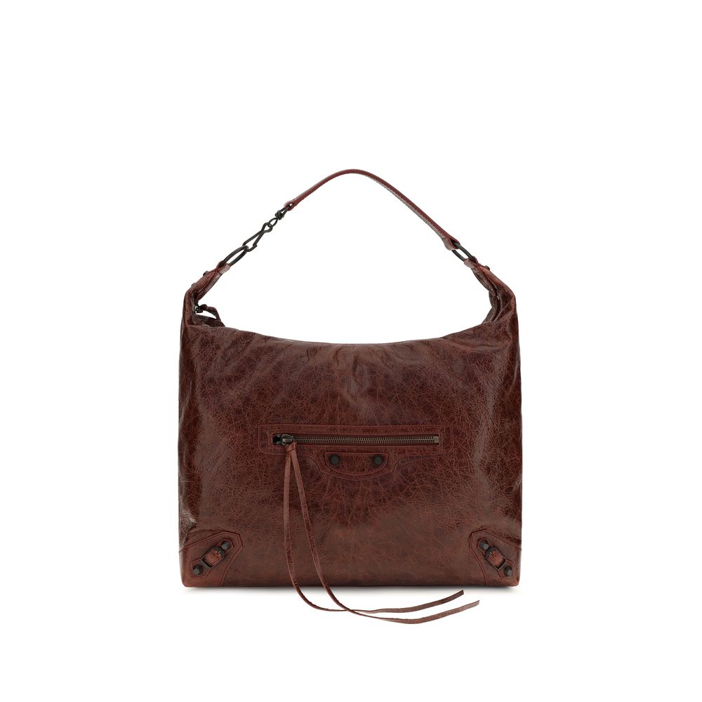 Balenciaga Bordeaux Lamb Ovis Aries Aries Shoulder Bag Balenciaga Xosier