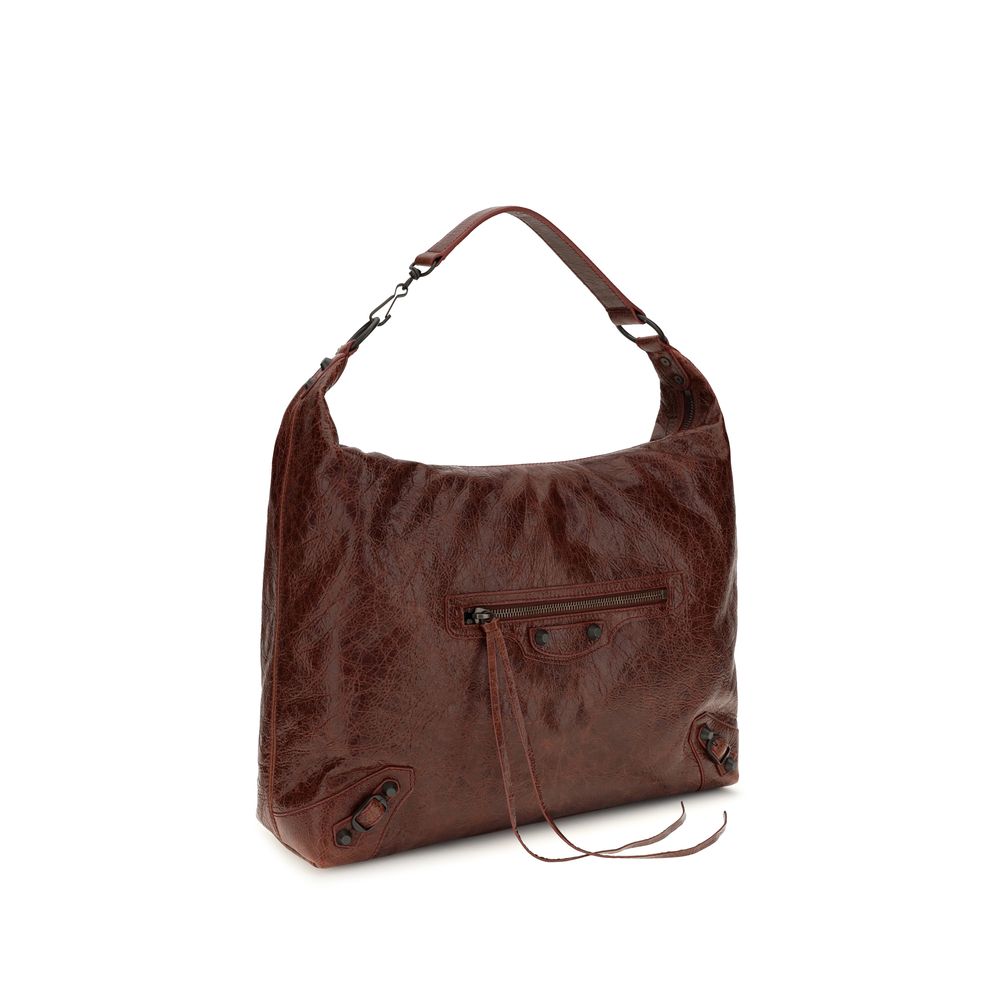 Balenciaga Bordeaux Lamb Ovis Aries Aries Shoulder Bag Balenciaga Xosier