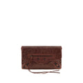 Balenciaga Bordeaux Lamb Ovis Aries Aries Clutch Bag Balenciaga Xosier