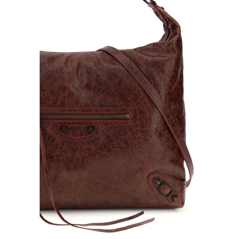 Balenciaga Bordeaux Lamb Ovis Aries Aries Shoulder Bag Balenciaga Xosier