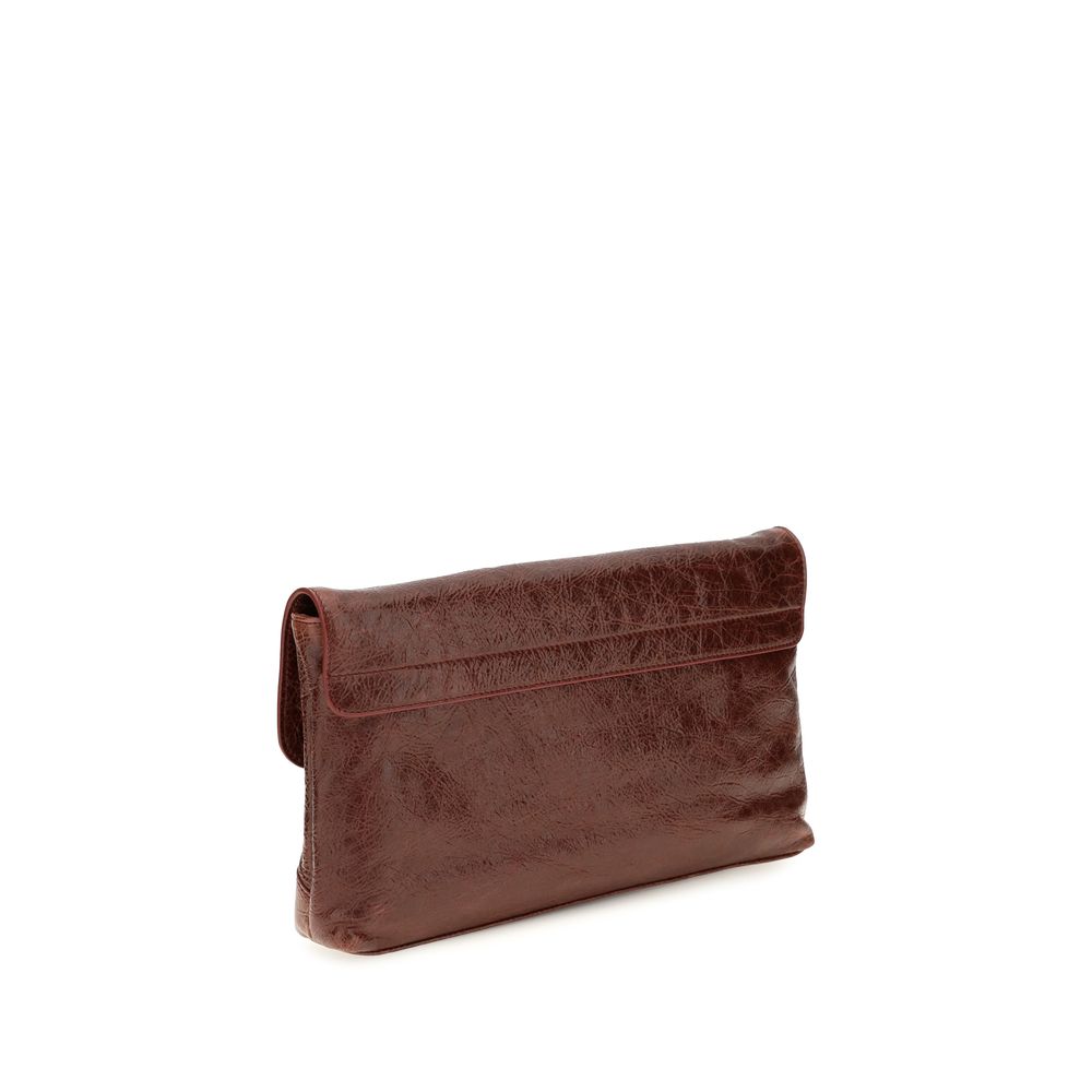 Balenciaga Bordeaux Lamb Ovis Aries Aries Clutch Bag Balenciaga Xosier