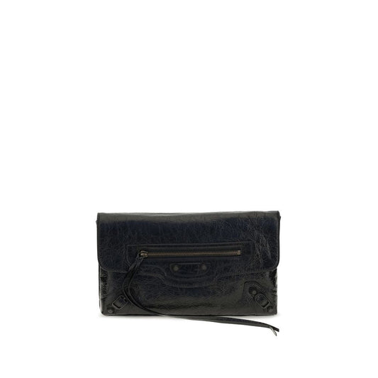 Balenciaga Black Lamb Ovis Aries Aries Clutch Bag Balenciaga Xosier