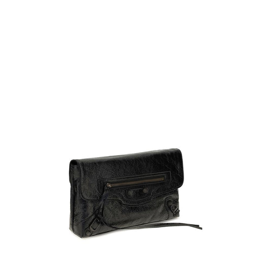 Balenciaga Black Lamb Ovis Aries Aries Clutch Bag Balenciaga Xosier