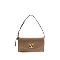 Valentino Garavani Brown Calf Leather Bos Taurus Shoulder Bag Valentino Garavani Xosier