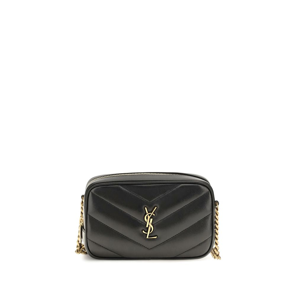 Saint Laurent Black Lamb Ovis Aries Aries Shoulder Bag Saint Laurent Xosier