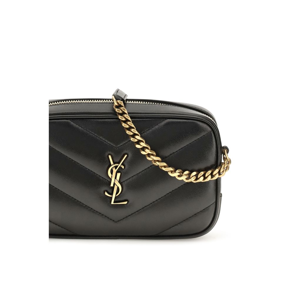 Saint Laurent Black Lamb Ovis Aries Aries Shoulder Bag Saint Laurent Xosier