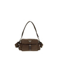 Prada Brown Recycled Polyamide Shoulder Bag Prada Xosier