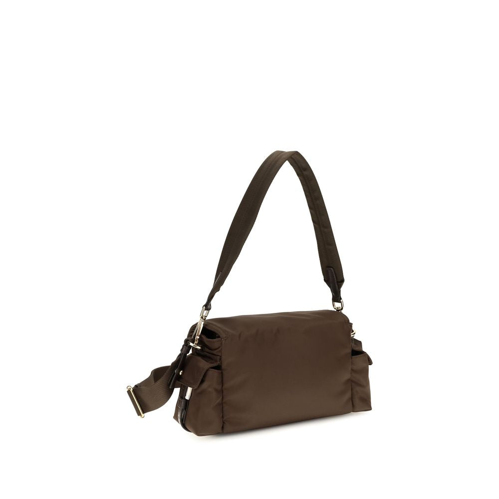 Prada Brown Recycled Polyamide Shoulder Bag Prada Xosier