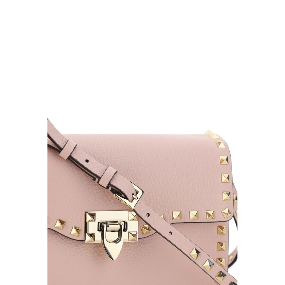 Valentino Garavani Pink Calf Leather Bos Taurus Shoulder Bag Valentino Garavani Xosier