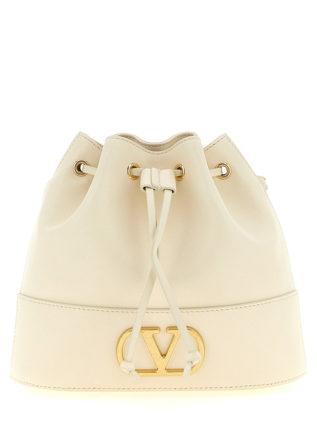 Valentino Garavani White Lamb Leather Crossbody Bag Valentino Garavani Xosier