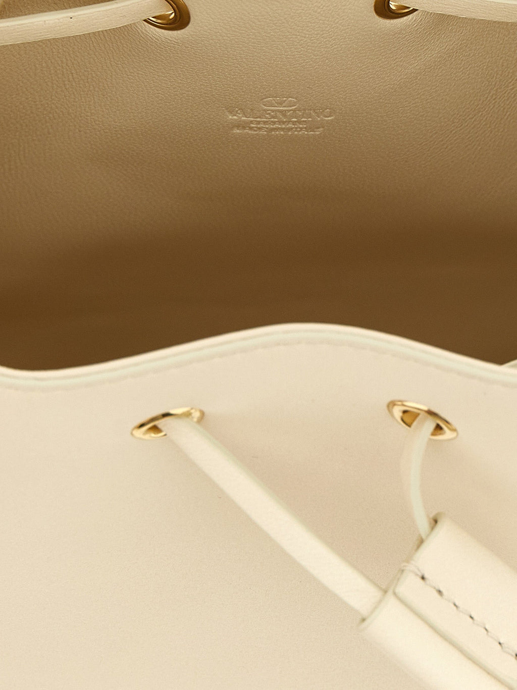 Valentino Garavani White Lamb Leather Crossbody Bag Valentino Garavani Xosier