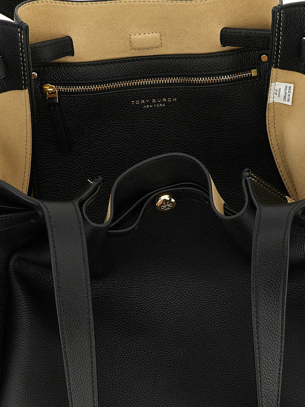 Tory Burch Black Cowhide Tote Bag Tory Burch Xosier