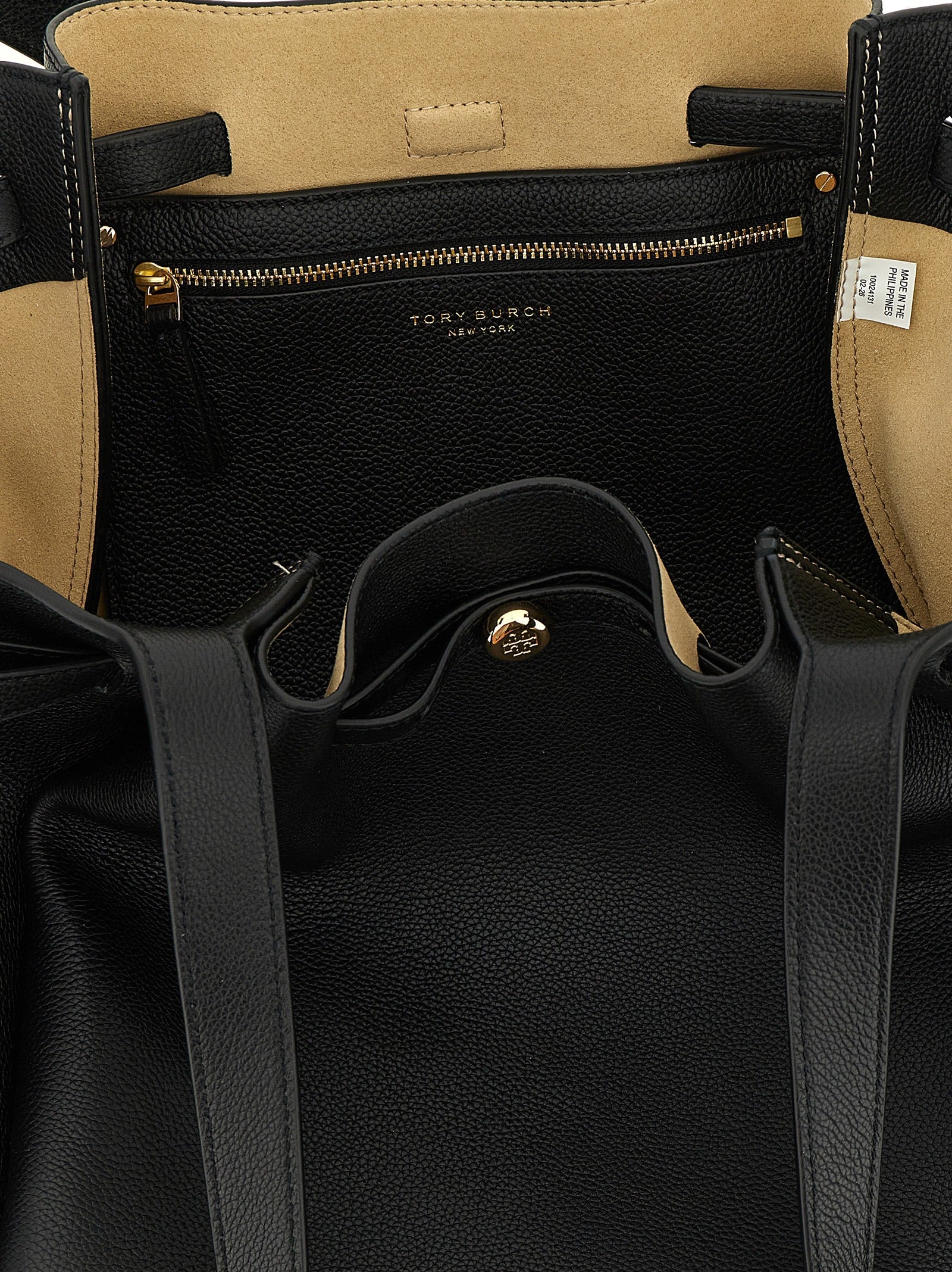 Tory Burch Black Cowhide Tote Bag Tory Burch Xosier