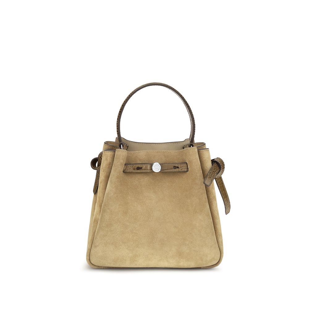 Tory Burch Beige Suede Leather Backet Bag Tory Burch Xosier