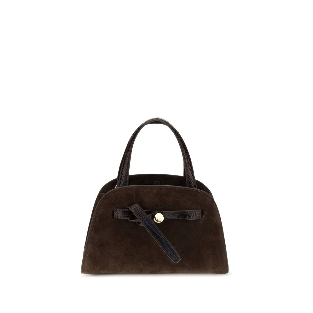 Tory Burch Brown Suede Leather Shoulder Bag Tory Burch Xosier