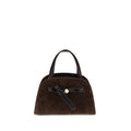 Tory Burch Brown Suede Leather Shoulder Bag Tory Burch Xosier