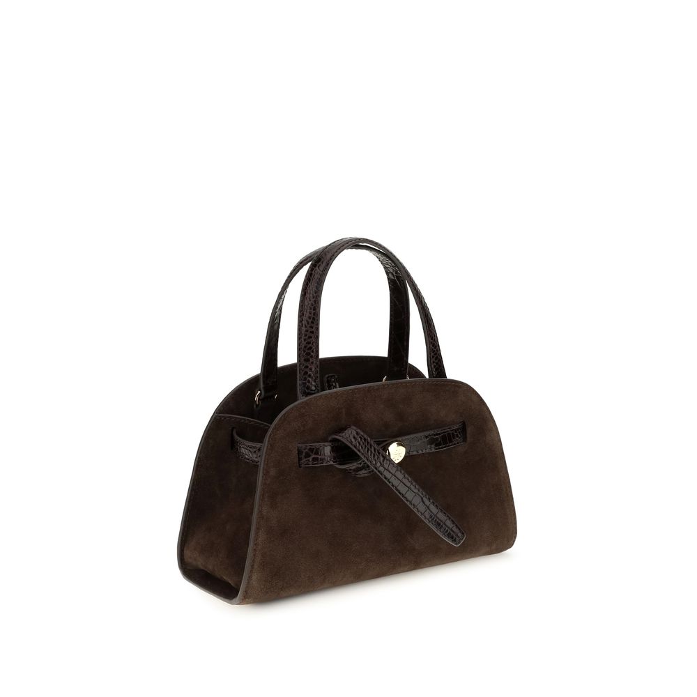 Tory Burch Brown Suede Leather Shoulder Bag Tory Burch Xosier
