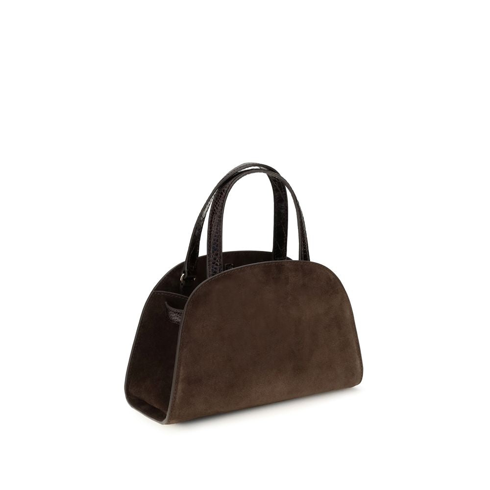 Tory Burch Brown Suede Leather Shoulder Bag Tory Burch Xosier