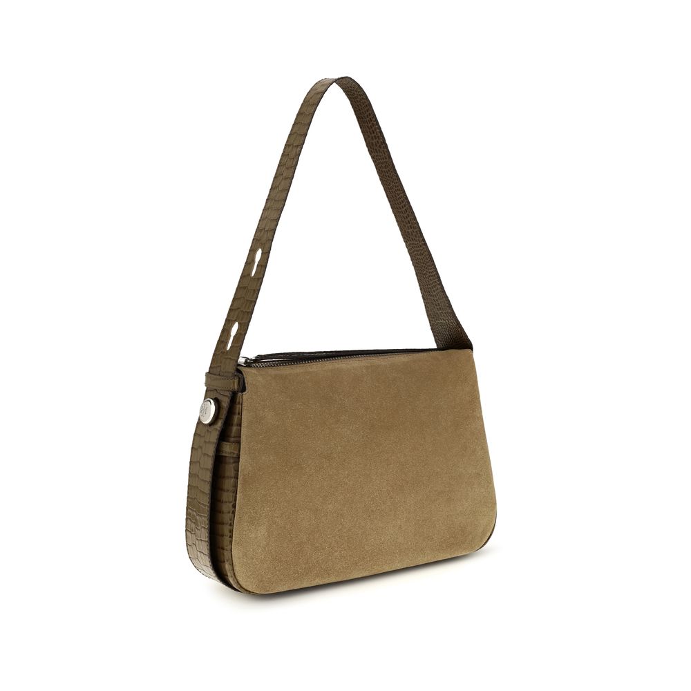Tory Burch Beige Suede Leather Shoulder Bag Tory Burch Xosier
