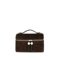Tory Burch Brown Suede Leather Shoulder Bag Tory Burch Xosier