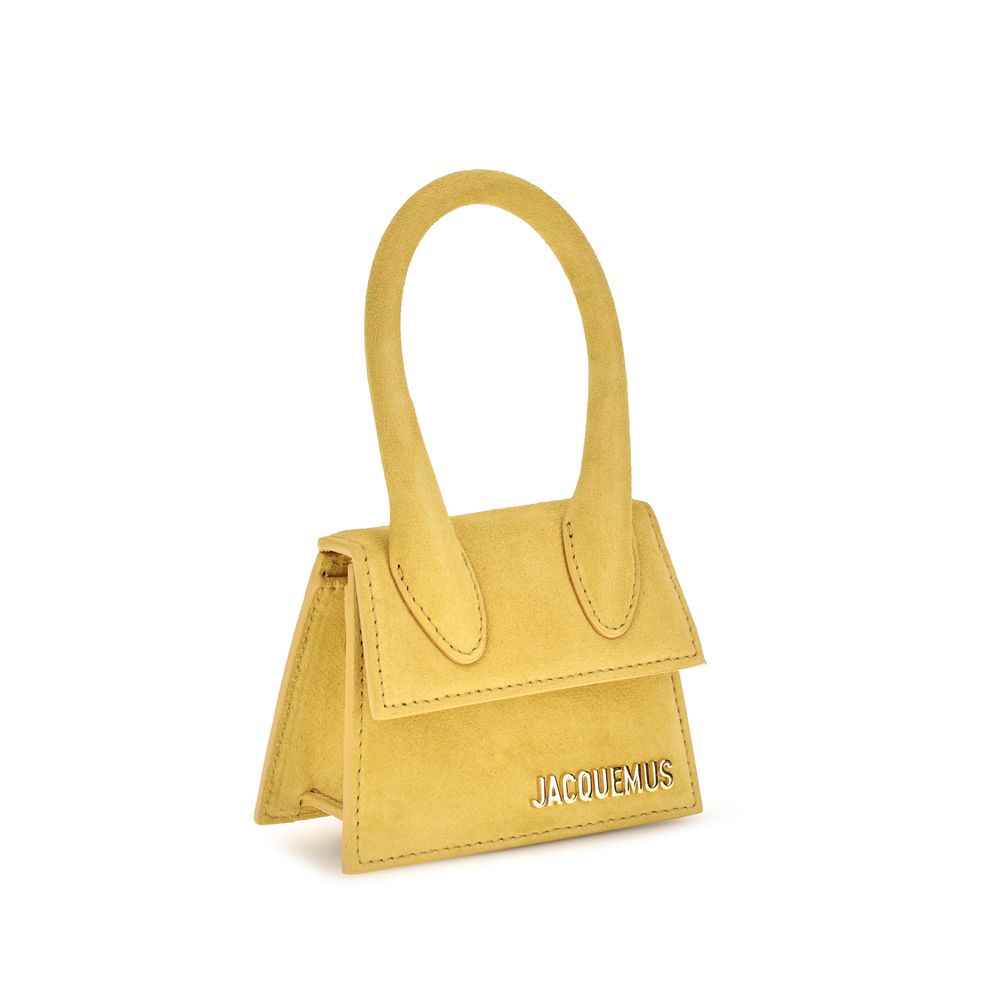 Jacquemus Bicolor Calf Leather Bos Taurus Shoulder Bag Jacquemus Xosier